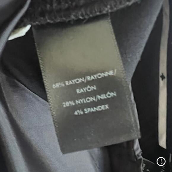 Ann Taylor Black Career Work Pants Hemmed 6 - Picture 9 of 9